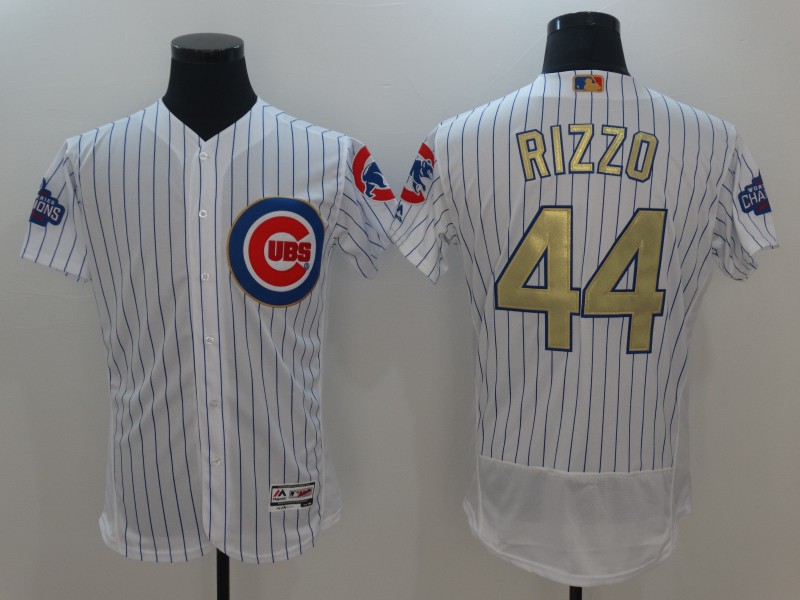 CUBS White 2017 Gold Program Jerseys-023